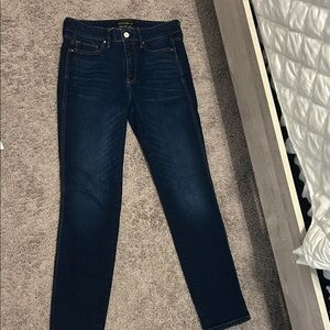 White House Black Market Dark Blue Skinny Jeans